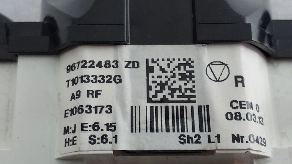 Comando chauffage / sofagem PEUGEOT 208