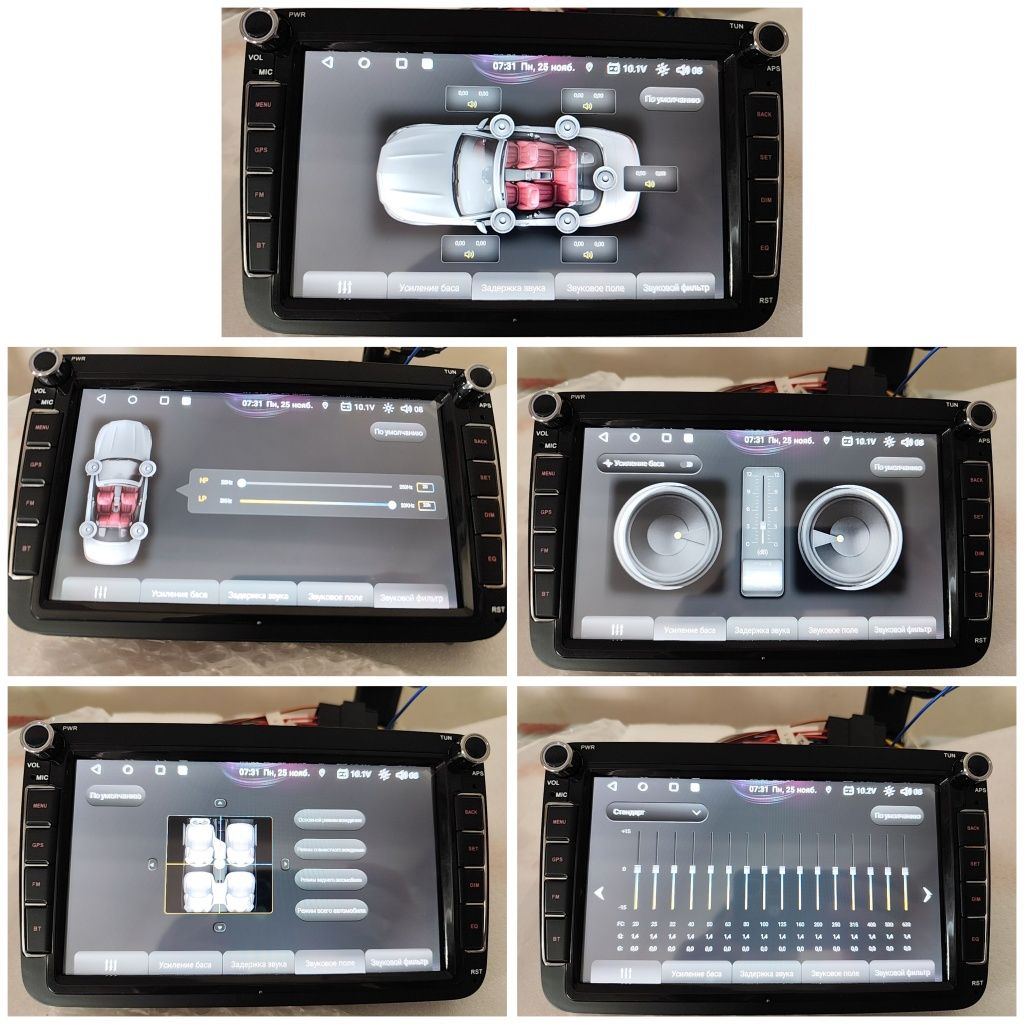 Автомагнітола 4/64GB DSP_TDA7851 Volkswagen Skoda Seat android+камера
