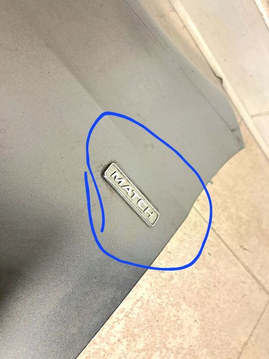 EMBLEMAT NAPIS NAKLEJKA PLAKIETKA VW MATCH