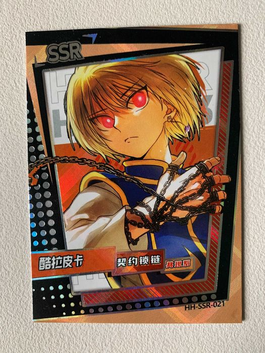Cartão Hunter x Hunter - Kurapika