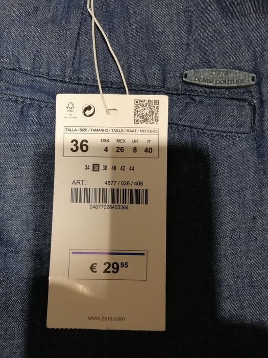 Nowe spodnie firmy Zara rozmiar 36