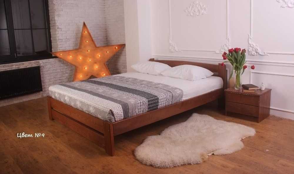деревянная кровать 160х200 эко закарпатська сосна