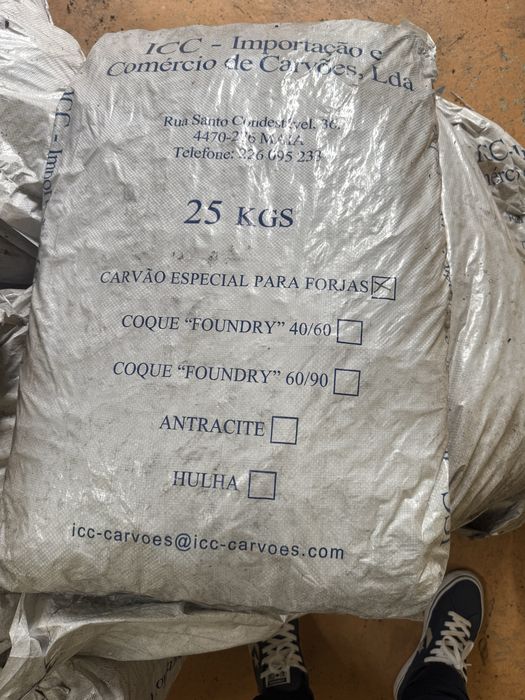 Carvão especial para forjas