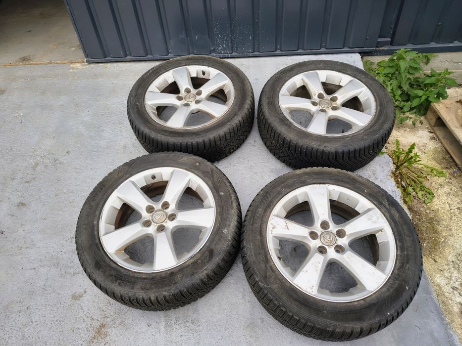 Felgi aluminiowe 18x7j et35 5x114,3 opony zimowe laufenn 235/55r18 Lex