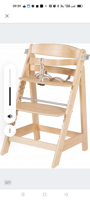 Krzesełko do karmienia dziecka