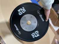 Олимпийский диск для змагань 50мм, 45см блины bumper plates