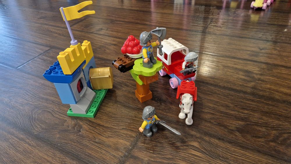 Lego duplo rycerze,zamek rycerski