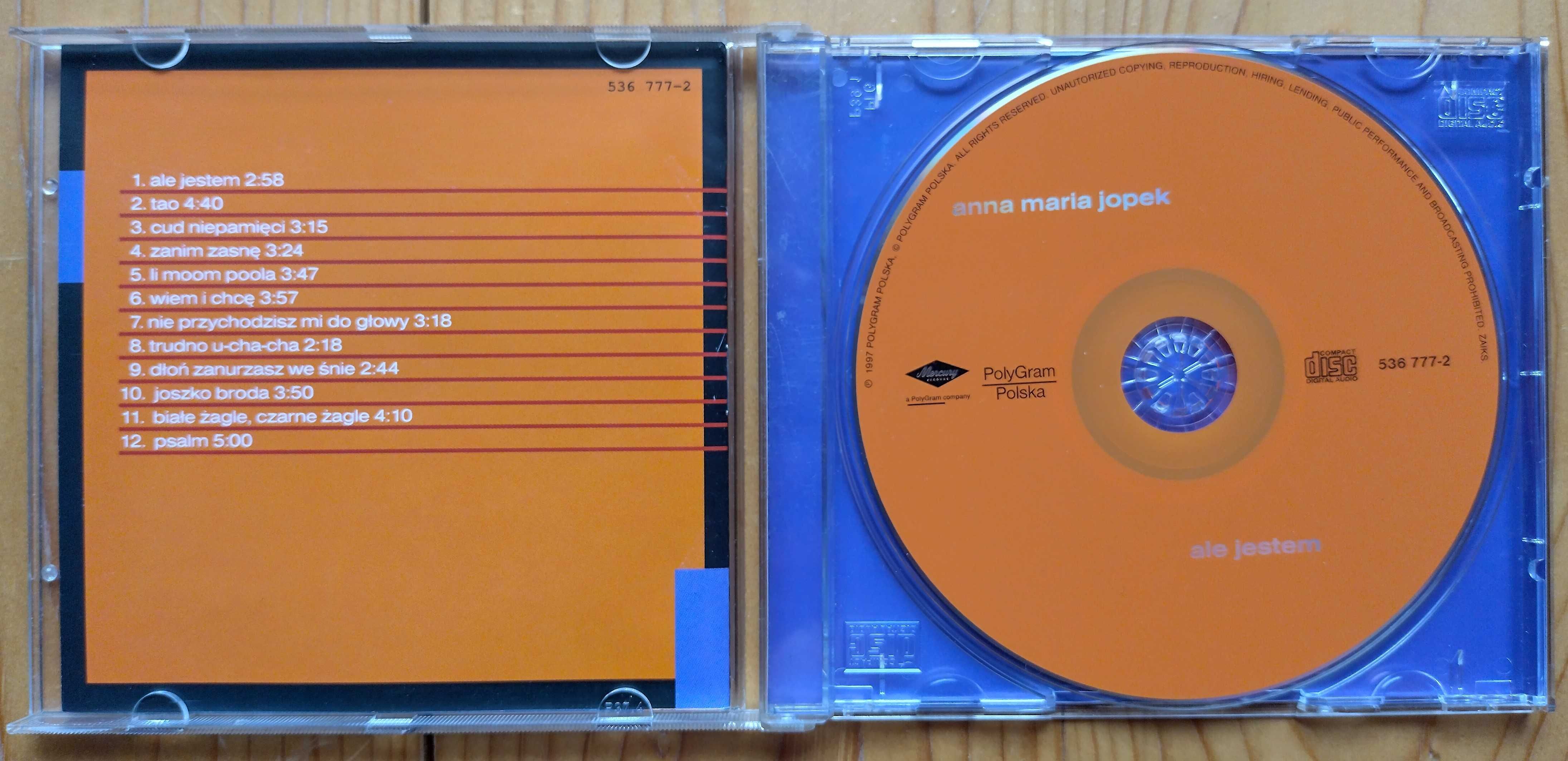 Anna Maria Jopek – Ale Jestem - CD