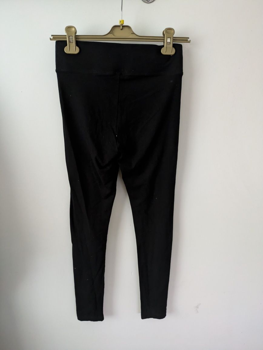Czarne getry h&m 146 bez wad