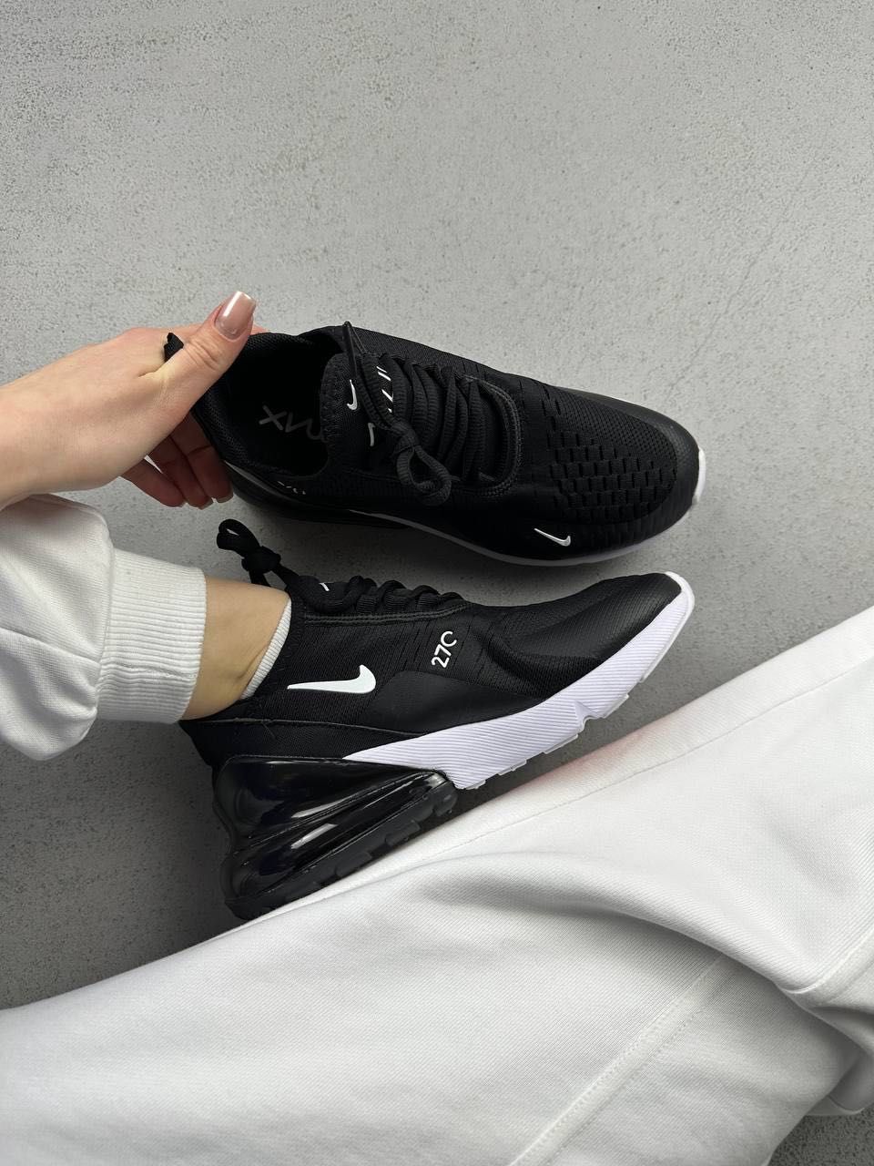 Кроссовки Nike Air Max 270 Black White / 36-45