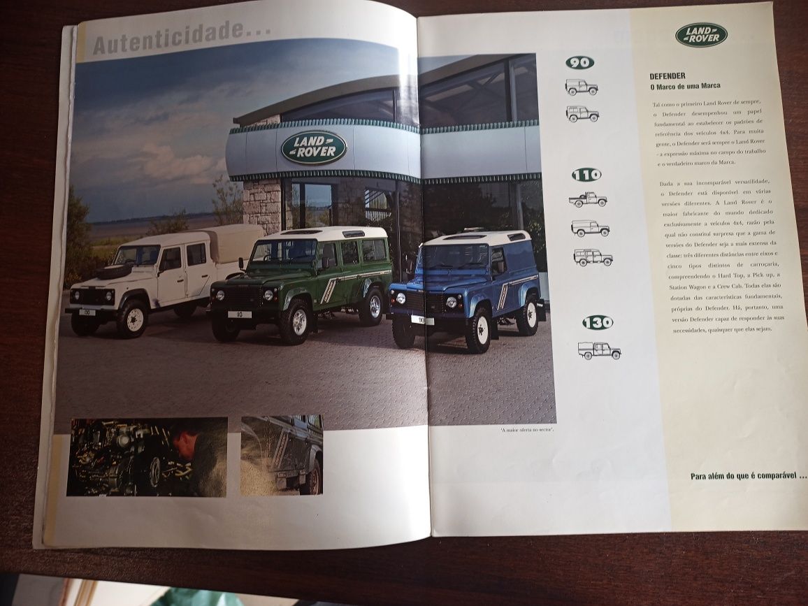 Catálogo land Rover defender TDI