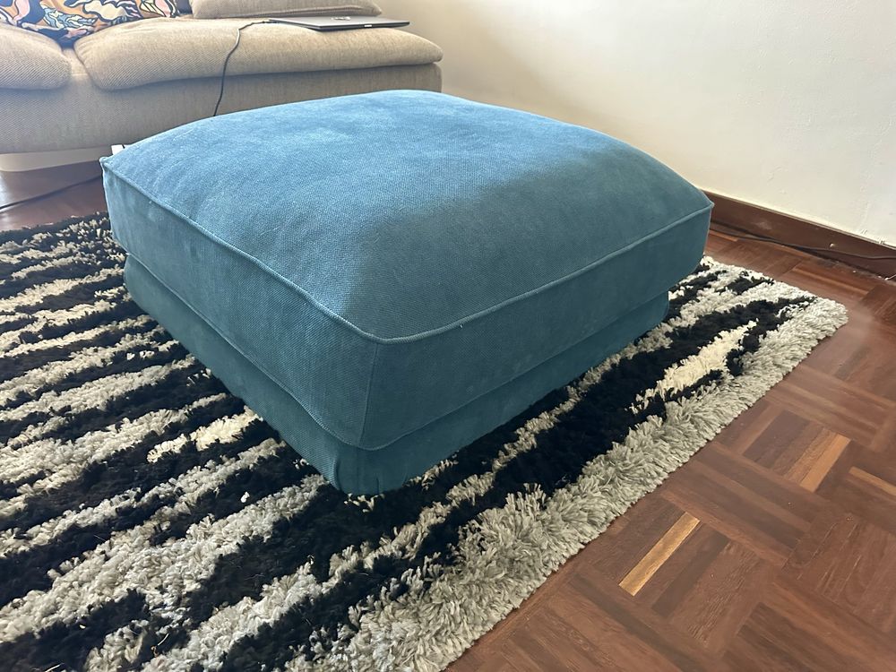 Puff Ikea Esseboda azul