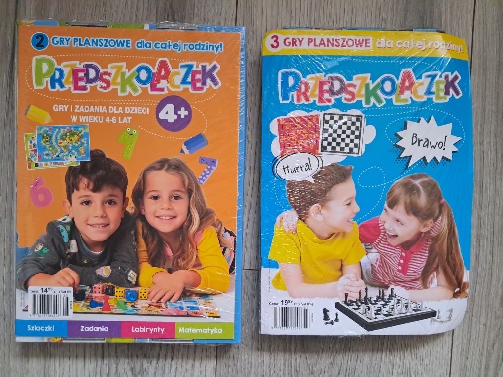 Przedszkolaczek 2 szt oraz 5 gier