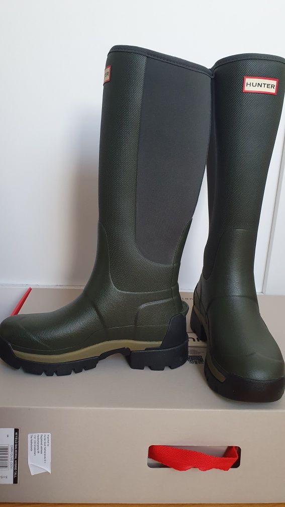 Hunter - kalosze Balmoral - nowe - 36 - zielone