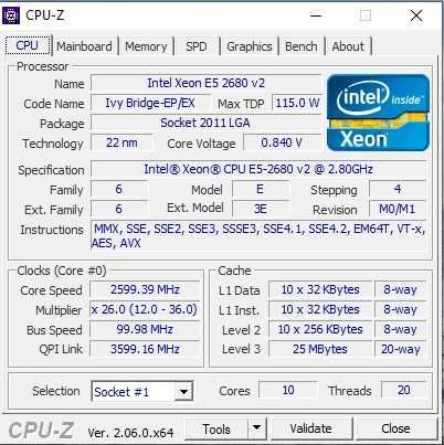 Комплект на X79/2xE5-2680V2/128 GB DDR3