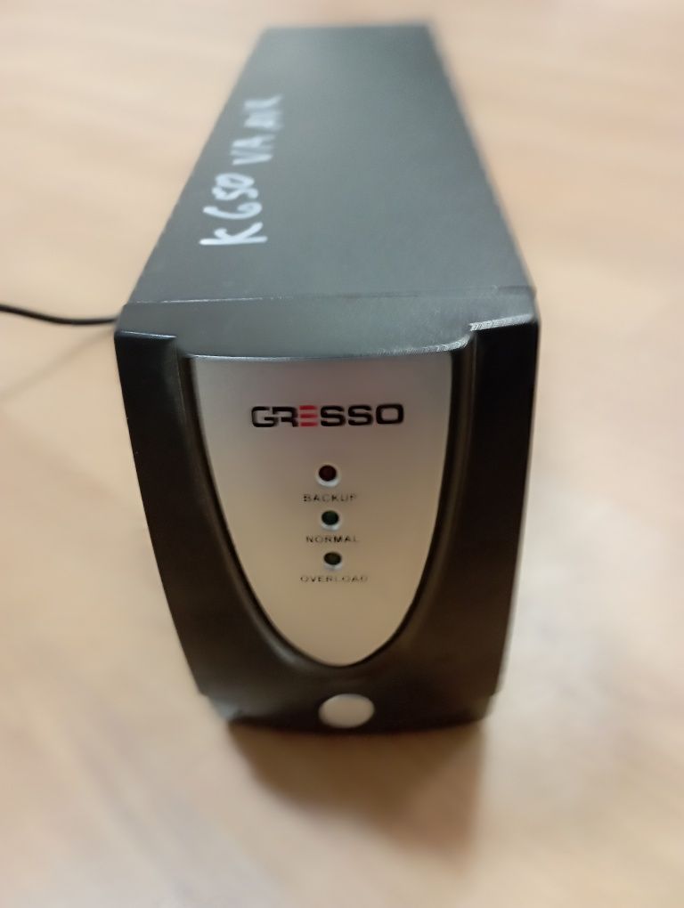 Джерело безперебійного живлення ББЖ GRESSO UPS-500VA