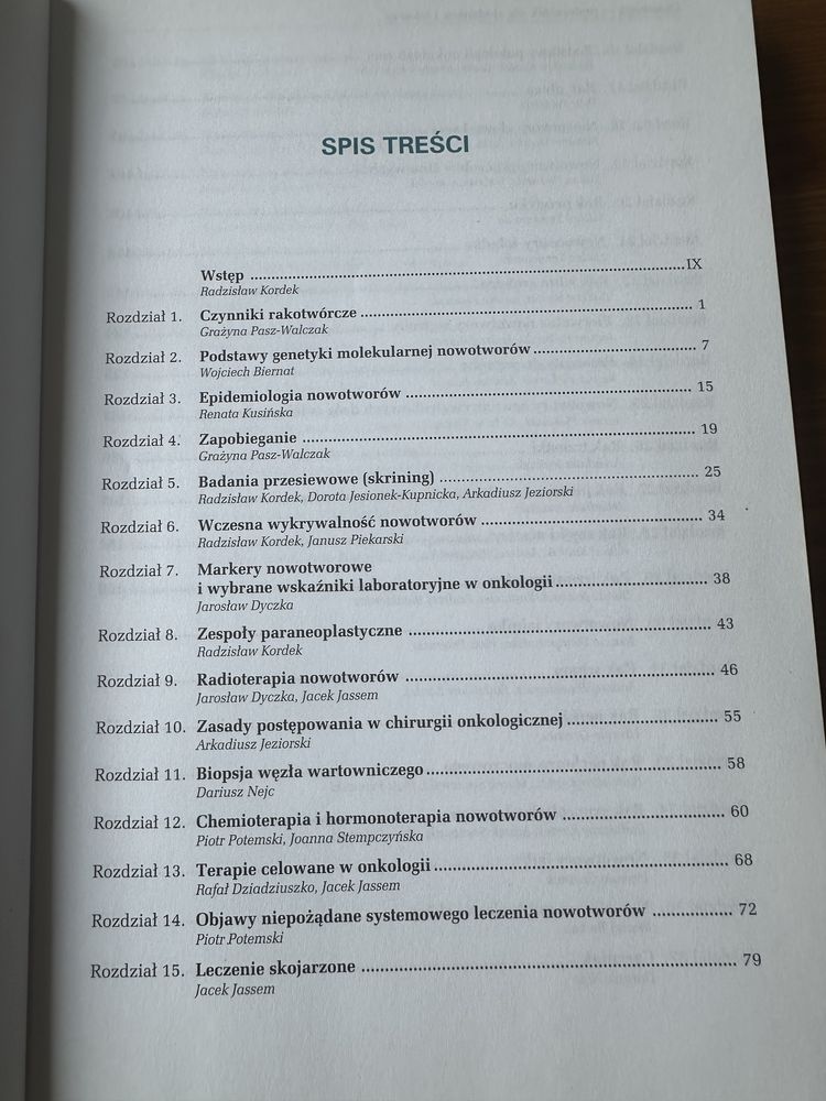 Onkologia- podrecznik dla studentów i lekarzy R.Kordka i inni
