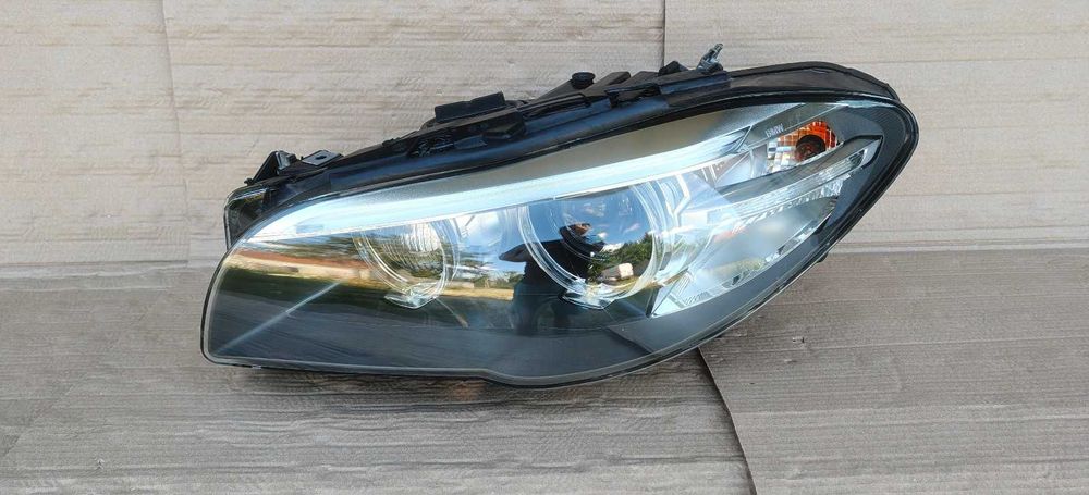 Lampa Przod Bi Xenon Skrętny Led Bmw 5 F10 F11 Lci Lift 13-17r LHD