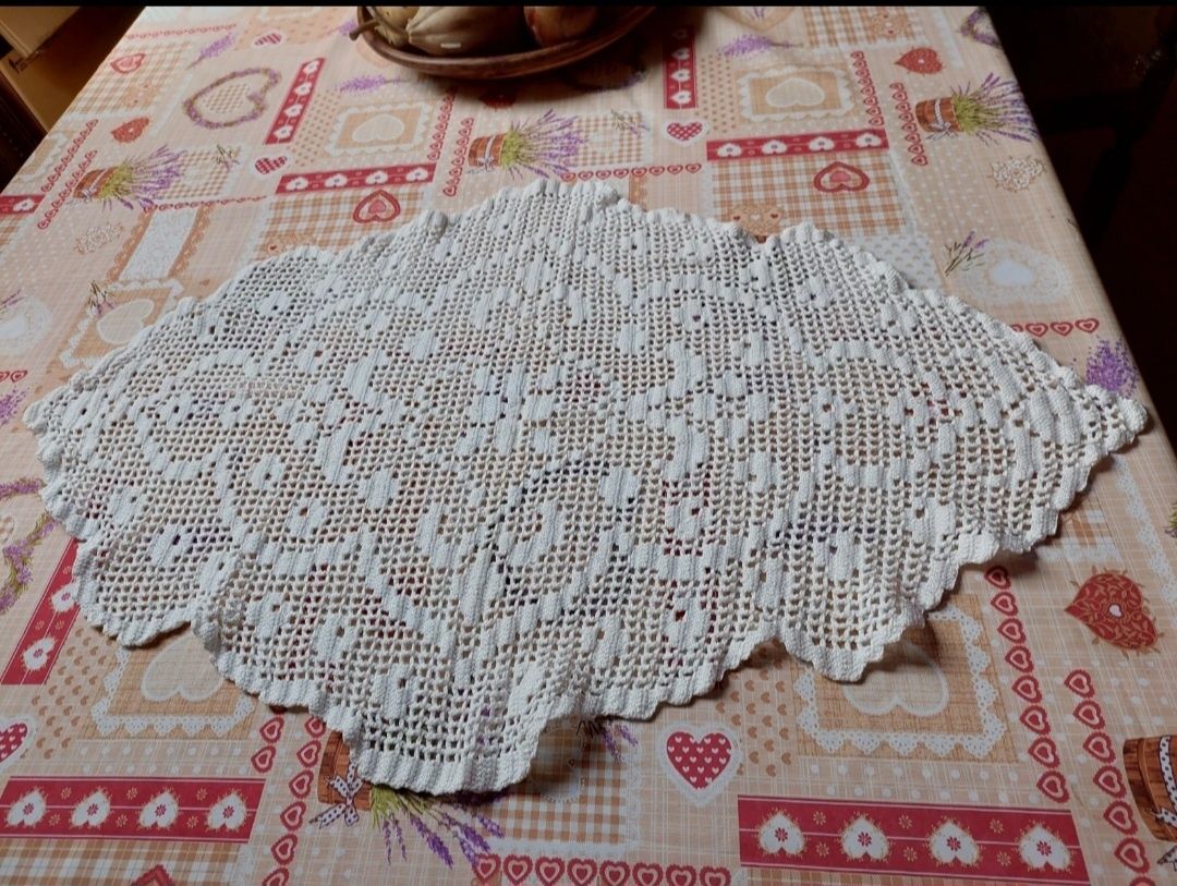 Naperon em renda crochet