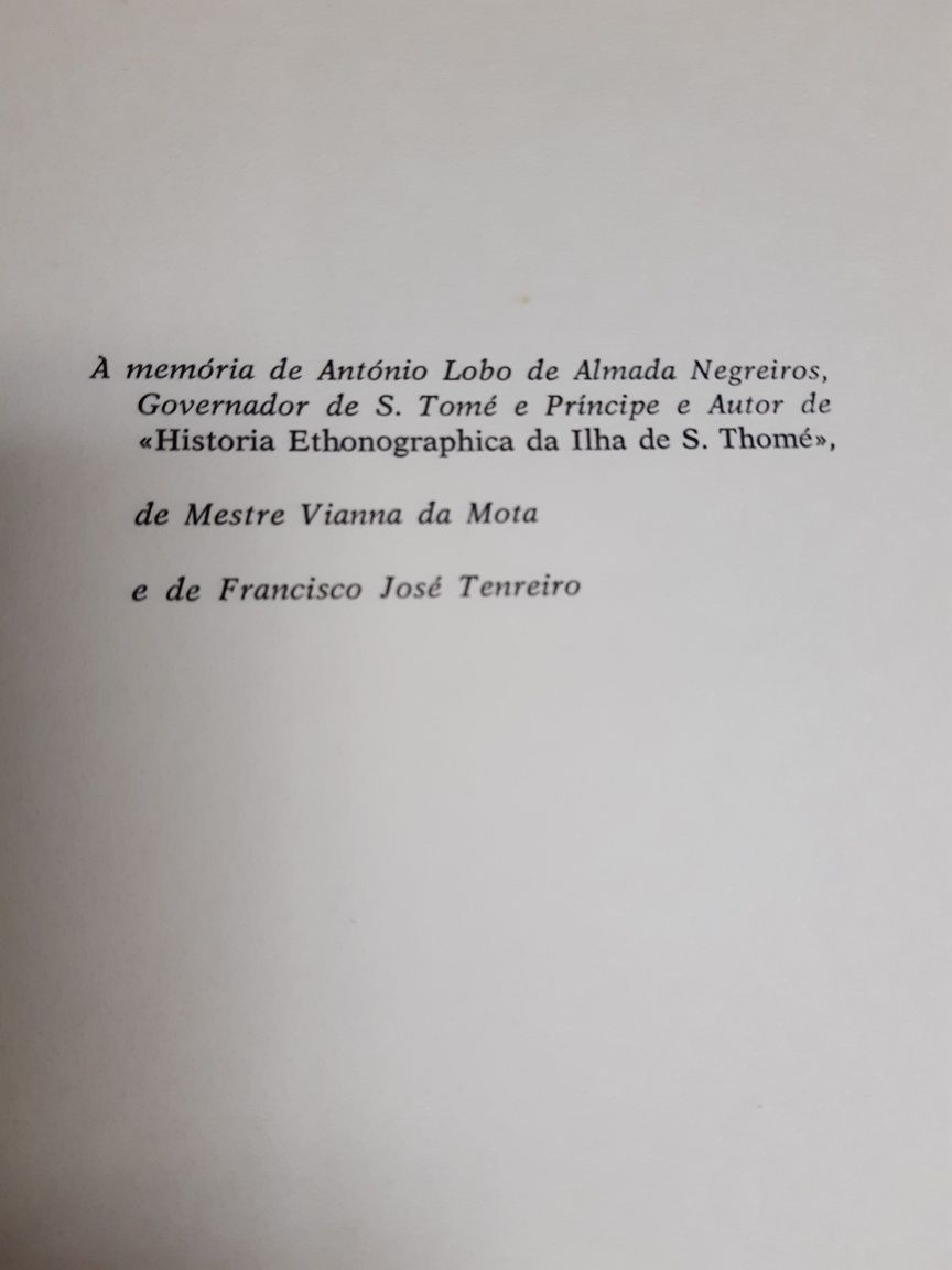 Livro "Presença do Arquipélago S.Tomé na Moderna Cultura Portuguesa