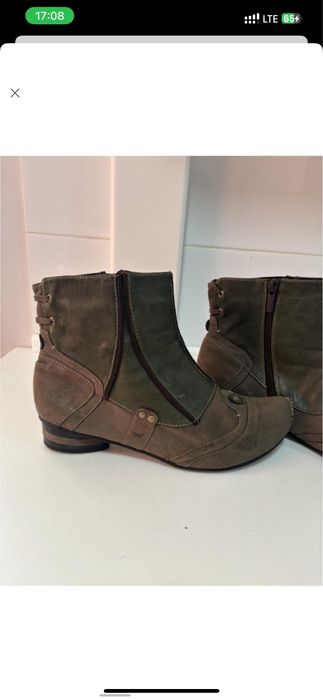 Ботинки mustang ковбой бохо стімпанк готіка