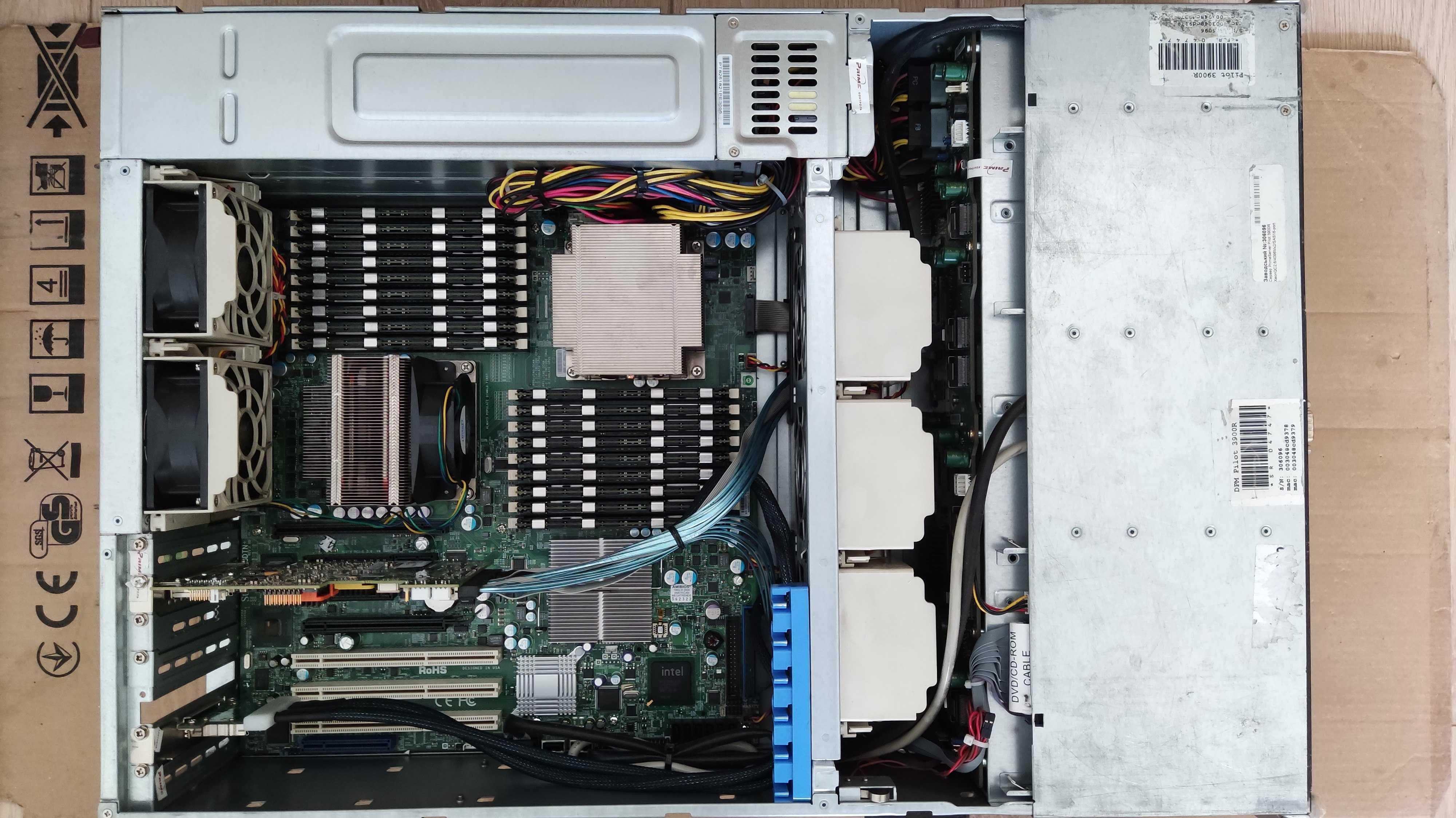 Сервер Supermicro CSE-836, Intel Xeon Х5660*2 , Mem 144, 16 SAS/SATA