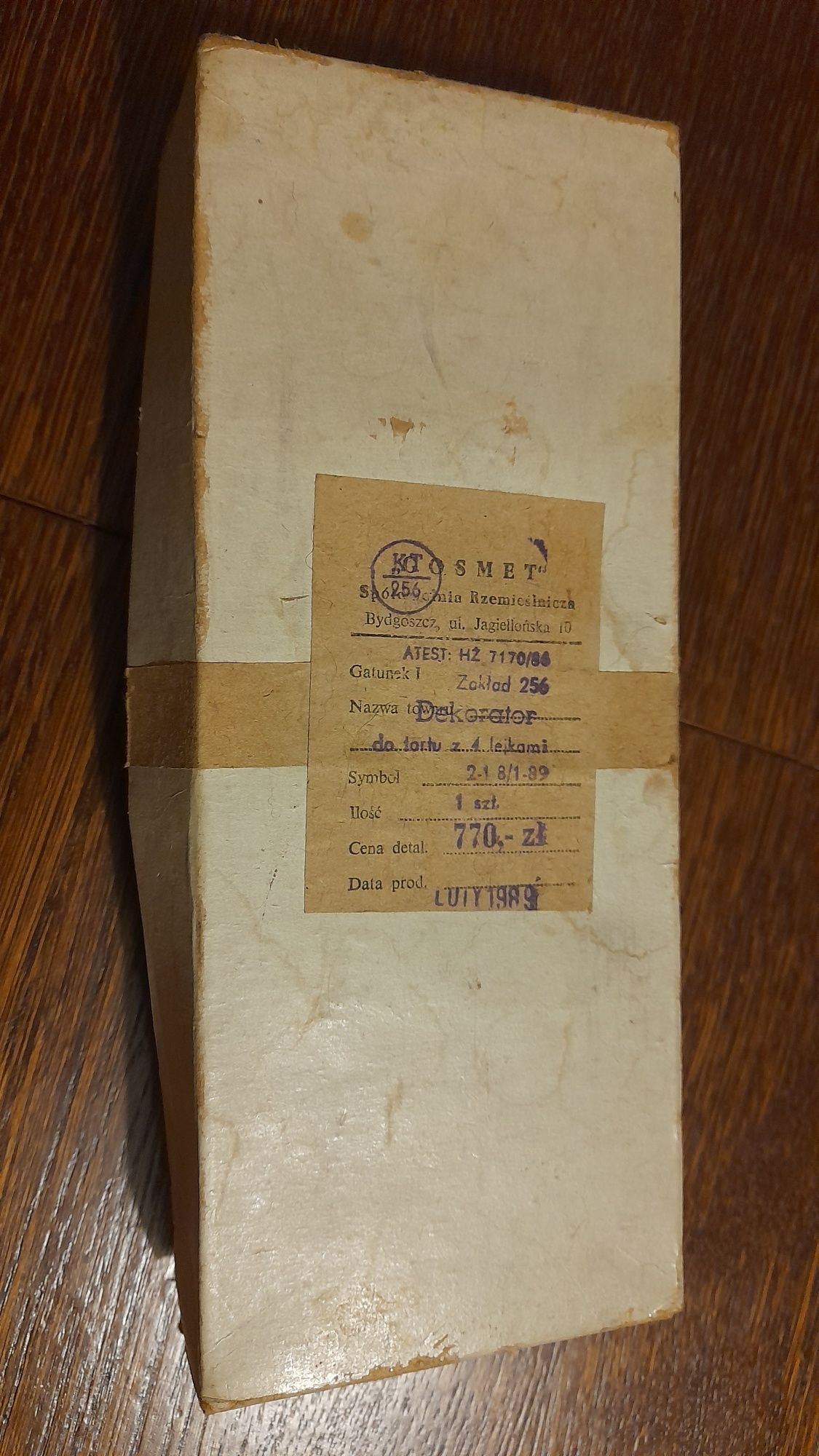 Dekorator do tortów 1989 r. PRL. Stara szpryca do ciast