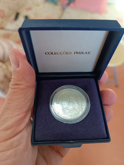 Moeda em prata de 500 escudos