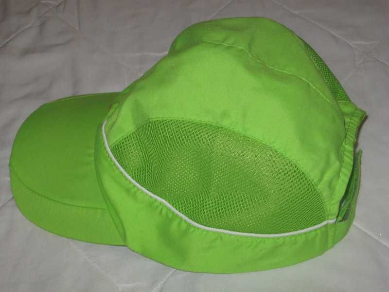 czapka z daszkiem Roth dziurkowana zielona czapeczka na lato
