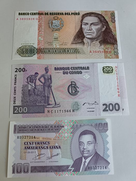Lote Notas do Mundo