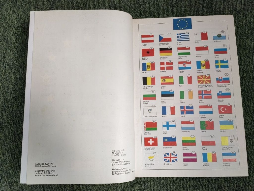Atlas Europa, edição 1998/99 da Turinta