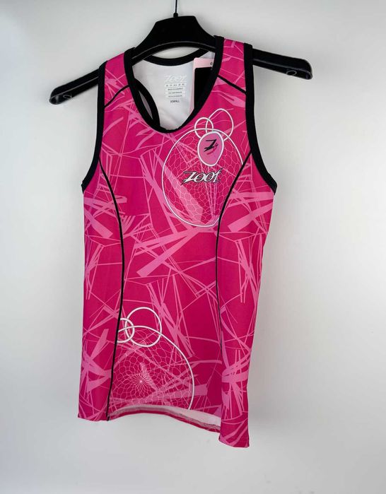 Koszulka rowerowa damska Zoot Ultra Tri Wmn pnk S różowa