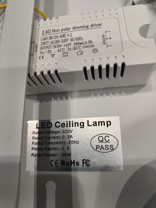 Nowa lampa LED chmurka