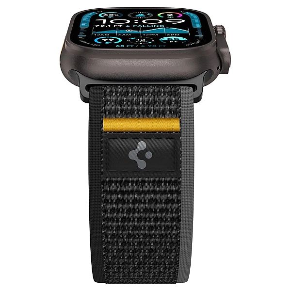 Pasek Spigen Athlex Air na Apple Watch 44 / 45 / 46 / 49 mm - czarny