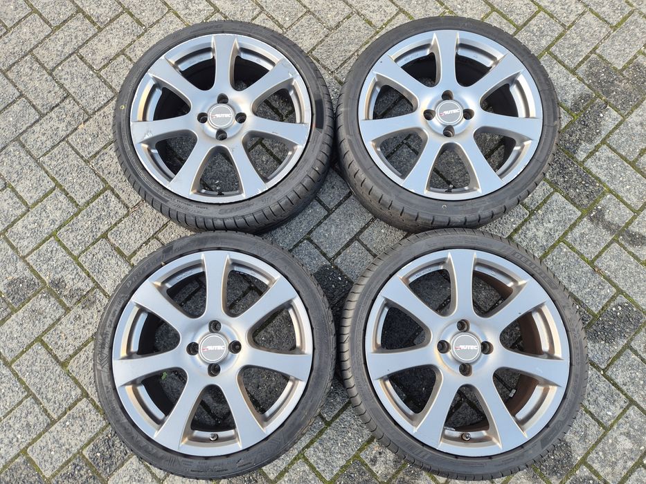 Felgi aluminiowe 17" 4x100 z oponami letnimi  205/40 24r
