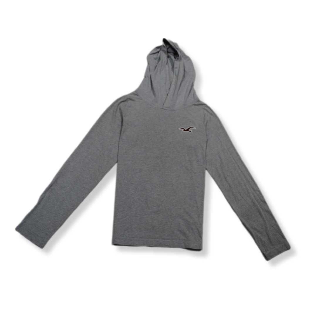 Hollister Bluza Hoodie Damska Kaptur SZARA DUŻA Logo Klasyk Unikat XL