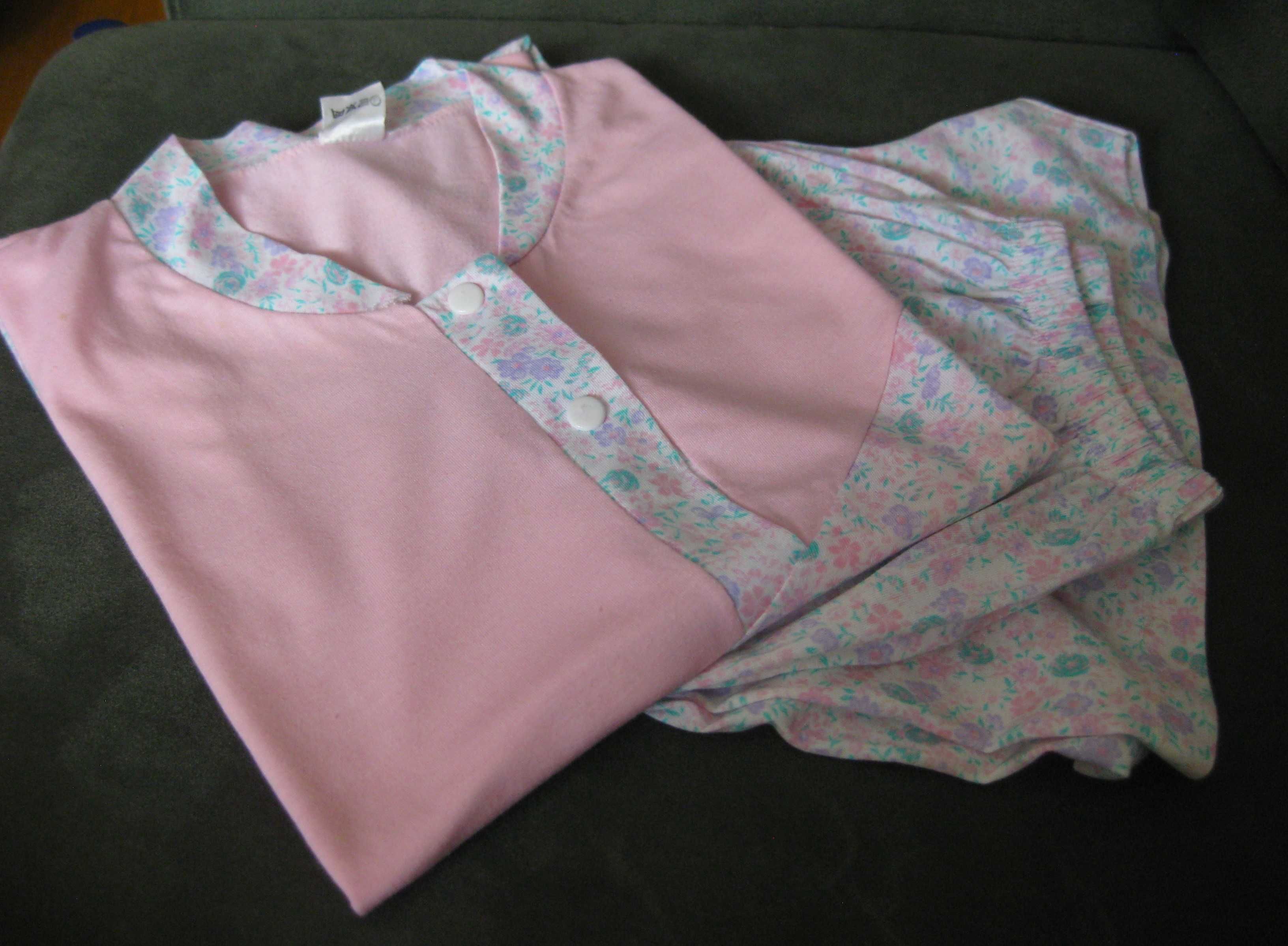Pijama Camisola e Calção Tons rosa