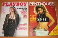 MADONNA, revistas Playboy e Penthouse