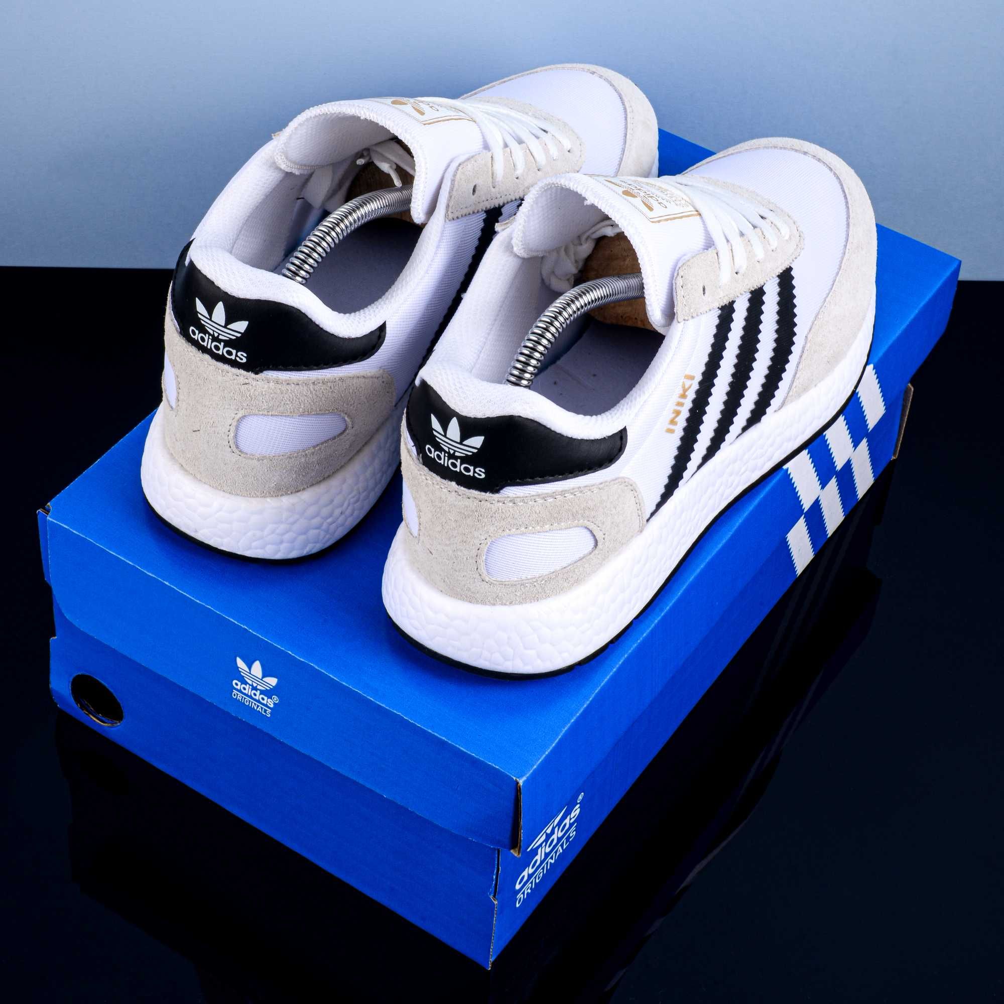 (1892) Кросівки Adidas Iniki замшеві пісочний колір (41-46) адідас