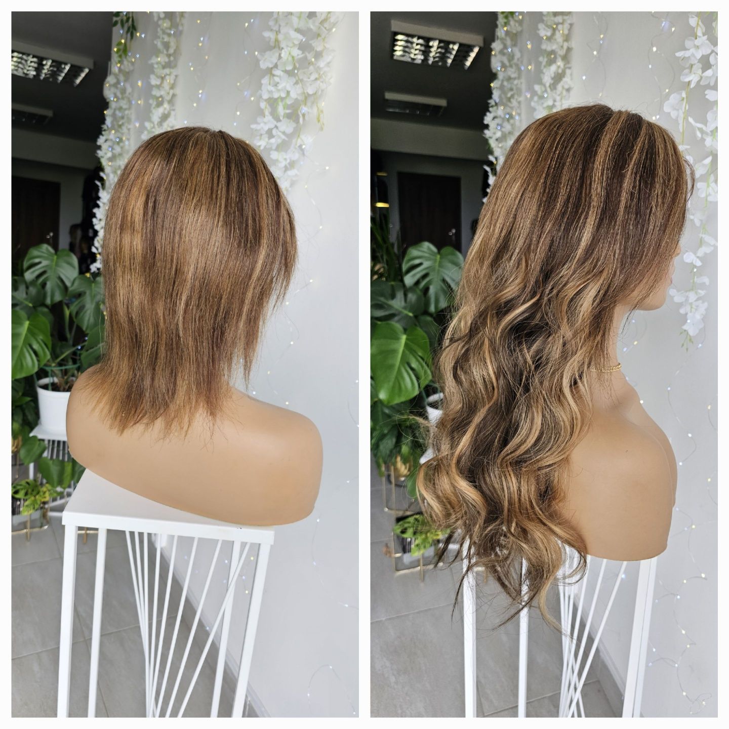 Clip in WYPRZEDAŻ przedłużenie zagęszczenie włosów 45 cm fale blond br