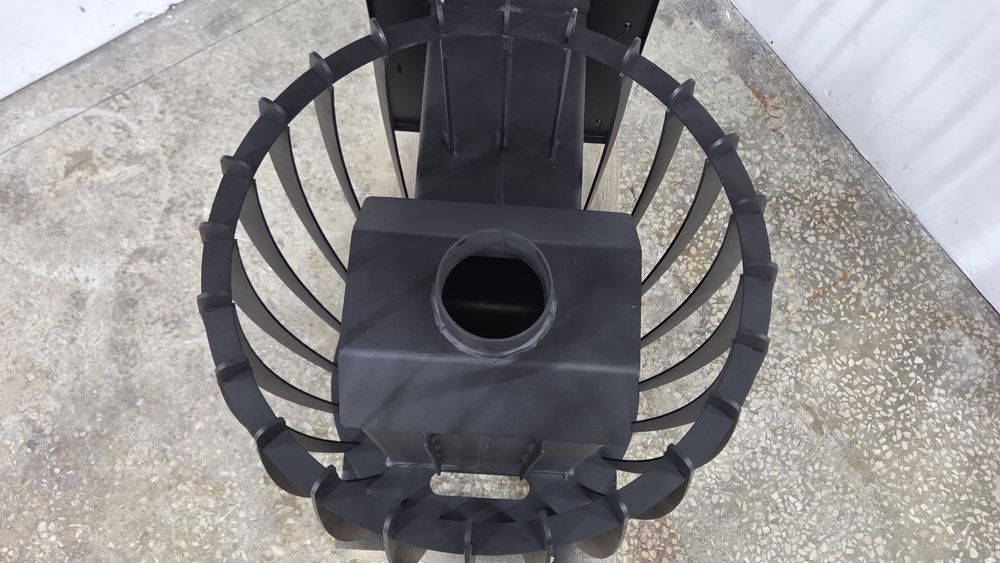 Piec do Sauny Tunelowy 16m3/8m2 Cena za ZESTAW Z SYSTEMEM KOMINOWYM