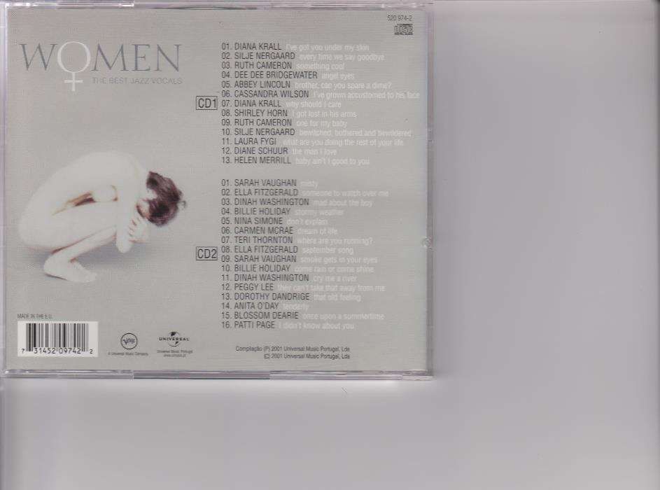 Women & More Women - The best jazz vocals (CD duplo)
