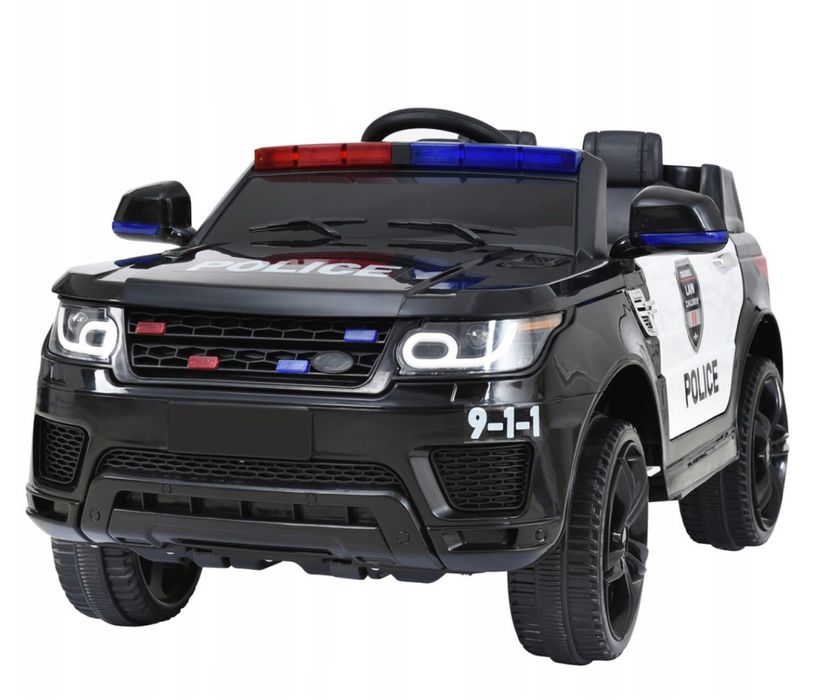 Autko policyjne 2 osobowe akumulatorowe