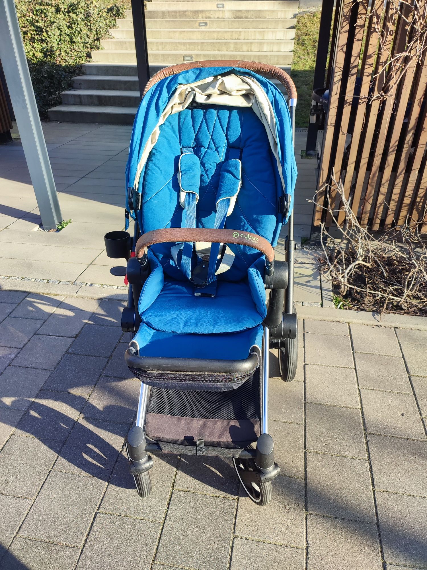 Cybex Priam 2.0 Mountain Blue + dodatki