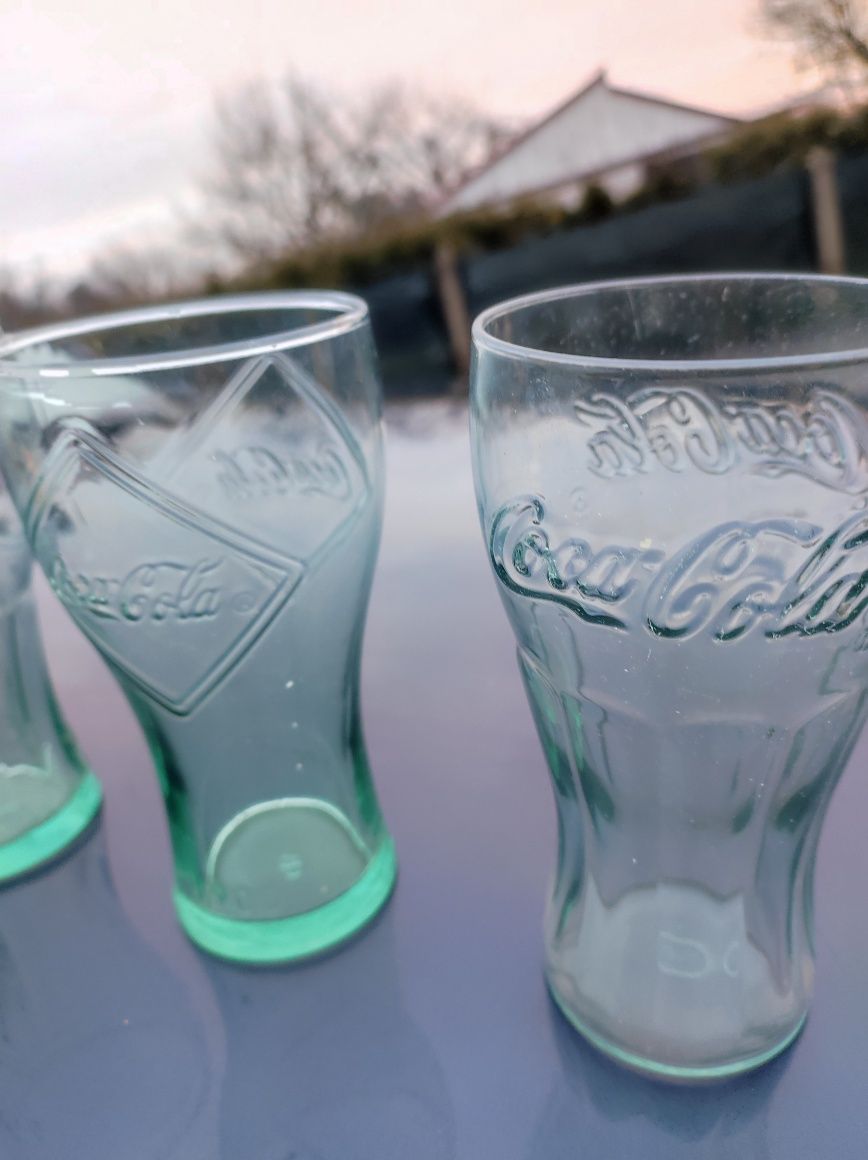 Zestaw szklanki Coca-Cola kolekcyjne