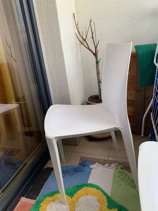 Krzesła ikea białe