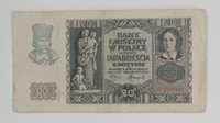 banknot 20 zł Polska , Mongolia , 1940