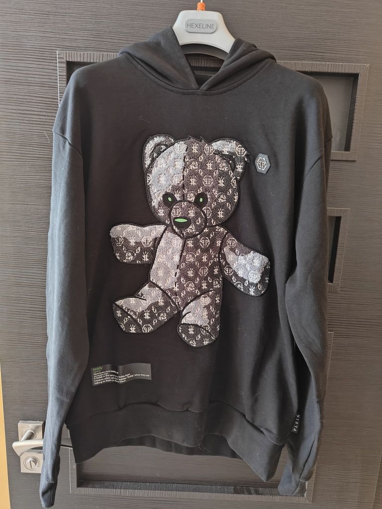 Bluza Philipp Plein Teddy Hoodie L