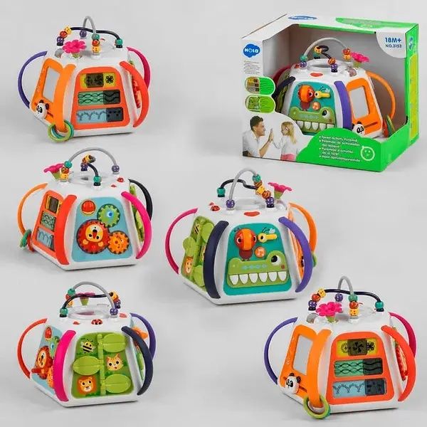 Когнітивна розвиваюча іграшка Логічний куб  Hola Toys A 3153