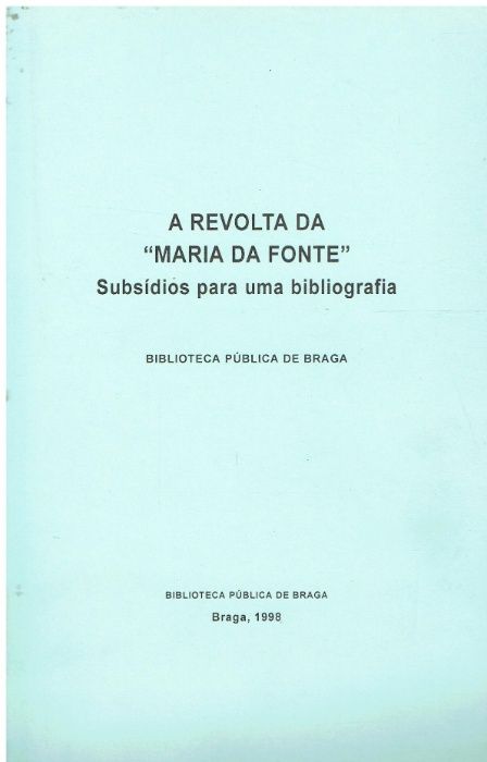 878 A Revolta da "Maria da Fonte" Subsidios para uma bibliografia